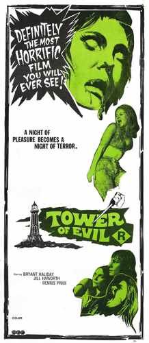 tower of evil  02 film star poster A4 Photo Print