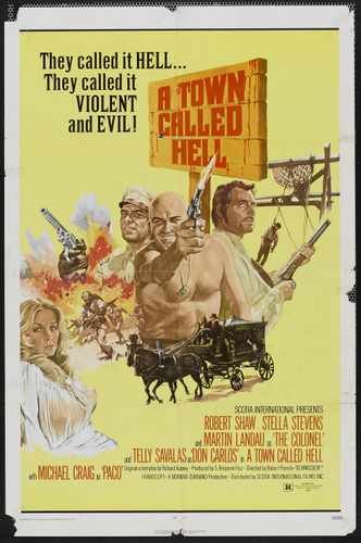 town called hell  01 film star poster A4 Photo Print