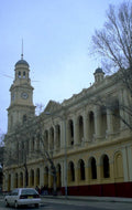 town hall clock 1980s 1990s A4 Photo Print
