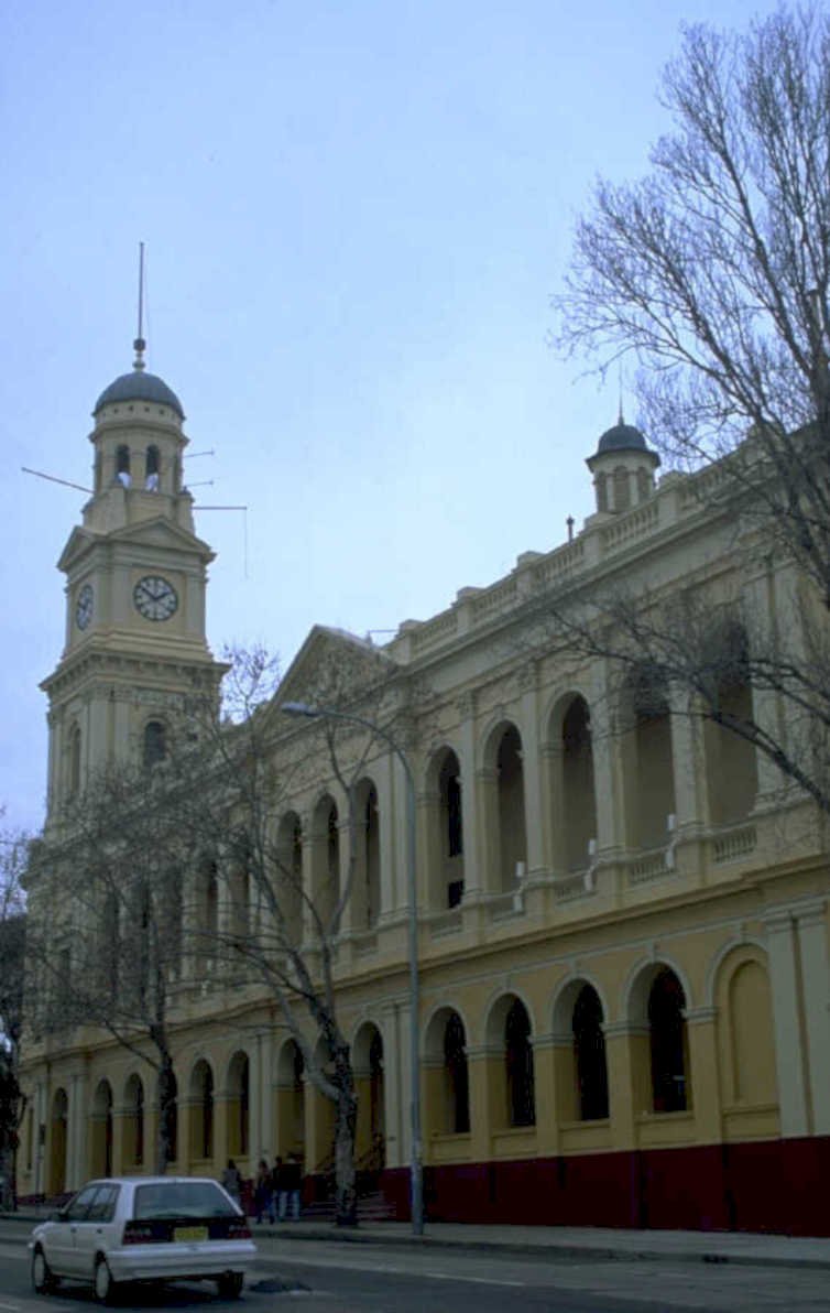town hall clock 1980s 1990s A4 Photo Print