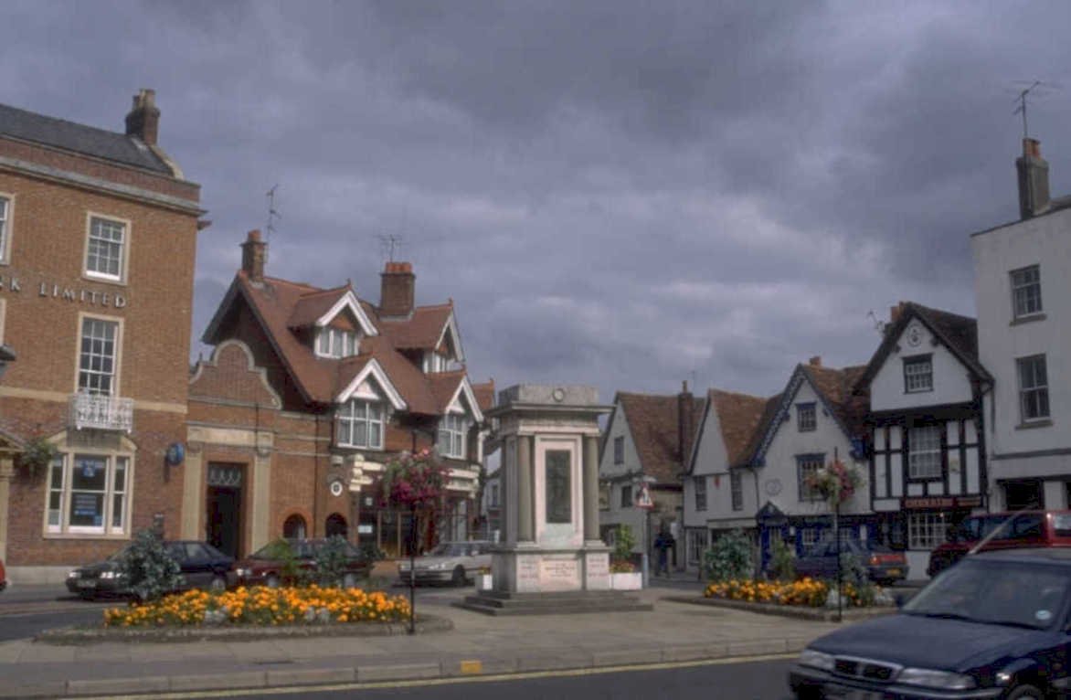 town square market 1980s 1990s A4 Photo Print