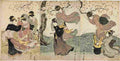 toyokuni Flowers in the Wind Art A4 Photo Print