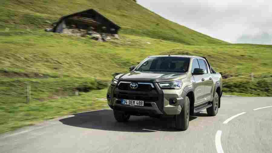 toyota hilux double cab 2020 6835 106 Car A4 Photo Print