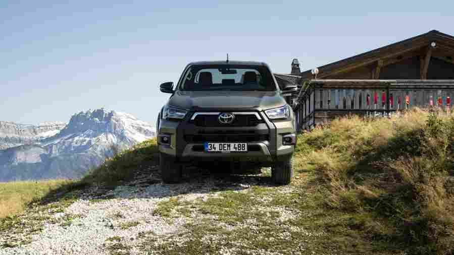 toyota hilux double cab 2020 6835 122 Car A4 Photo Print