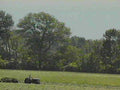 tractor hay field1980s 1990s A4 Photo Print