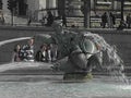 trafalgar square fountain1980s 1990s A4 Photo Print