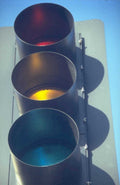 traffic light intersection 1980s 1990s A4 Photo Print
