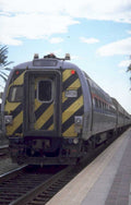 train railcar platform 1980s 1990s A4 Photo Print