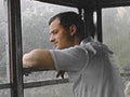 train window man1980s 1990s A4 Photo Print