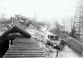 train wreck 1910s Vintage world war A4 Photo Print