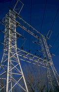 transmission tower poles 1980s 1990s A4 Photo Print