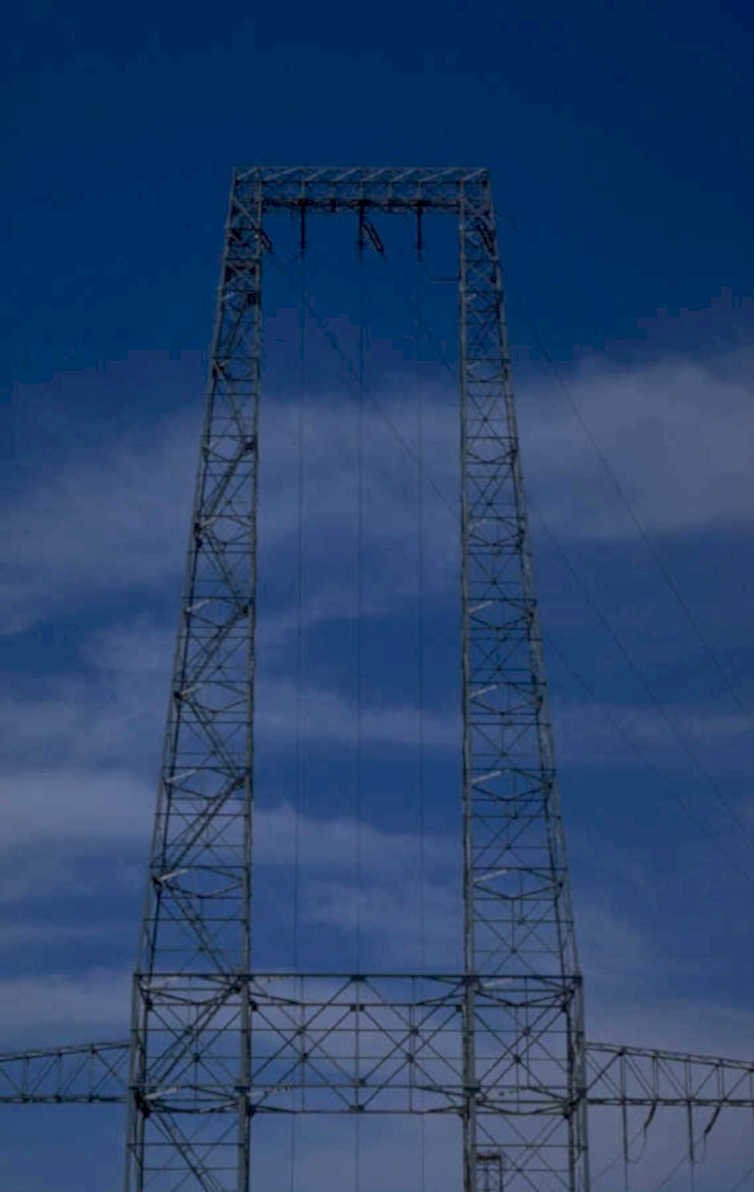 transmission tower sky 1980s 1990s A4 Photo Print