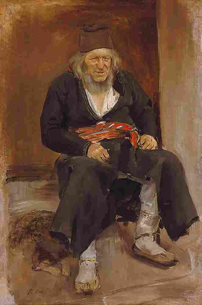 traud paul an old man from muhu island Art A4 Photo Print