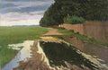 traud paul landscape with a fence Art A4 Photo Print