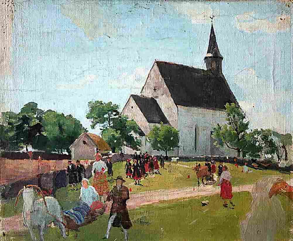 traud paul muhu church Art A4 Photo Print