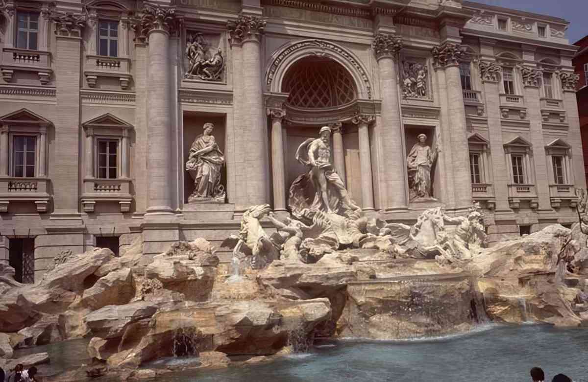 trevi fountain rome A4 Photo Print