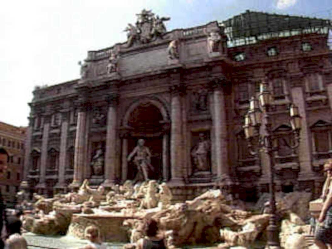 trevi fountain rome1980s 1990s A4 Photo Print