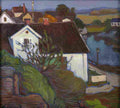 triik view of a small town Art A4 Photo Print