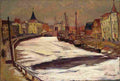 triik winter with tartu river ema Art A4 Photo Print