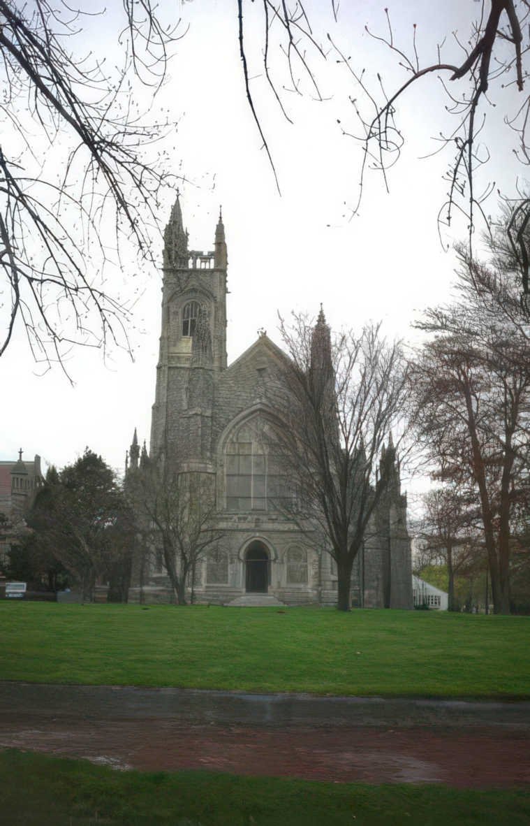 trinity church cambridge Vintage A4 Photo Print