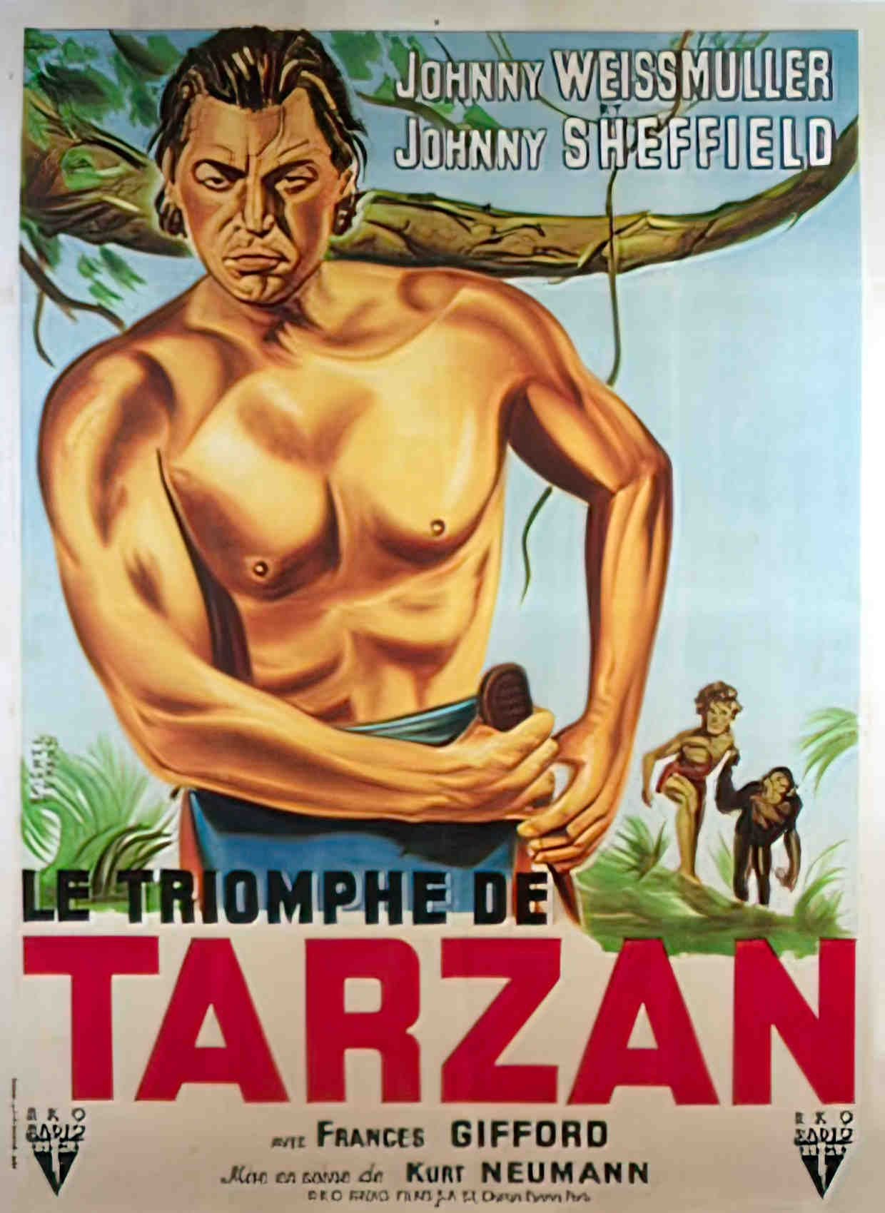 triomphe de tarzan le B Advert A4 Photo Print