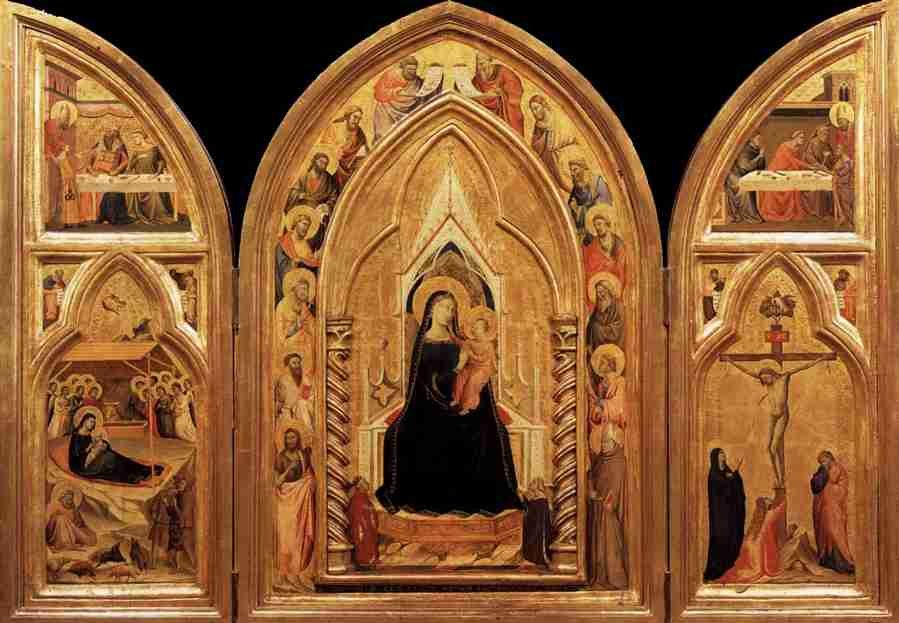 triptyc1 3 Art A4 Photo Print