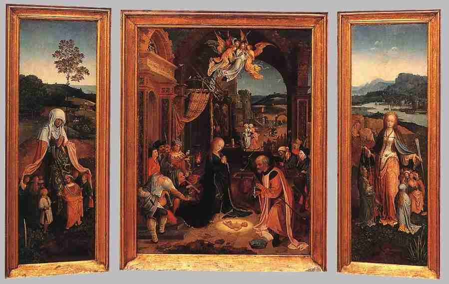 triptych 27 Art A4 Photo Print