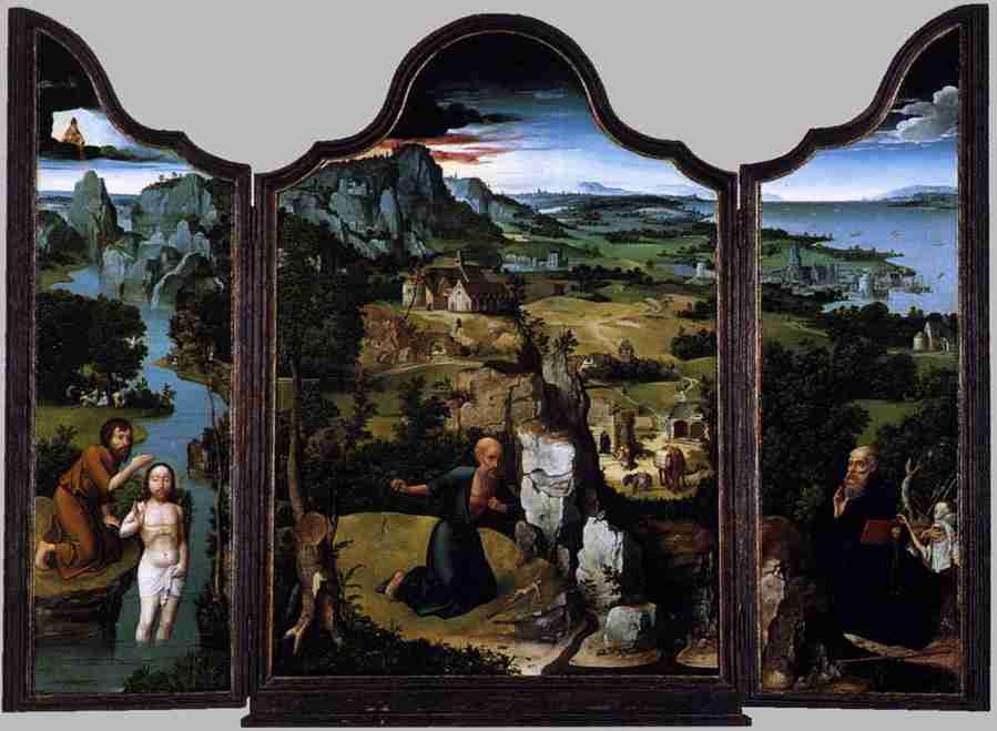 triptych 37 Art A4 Photo Print