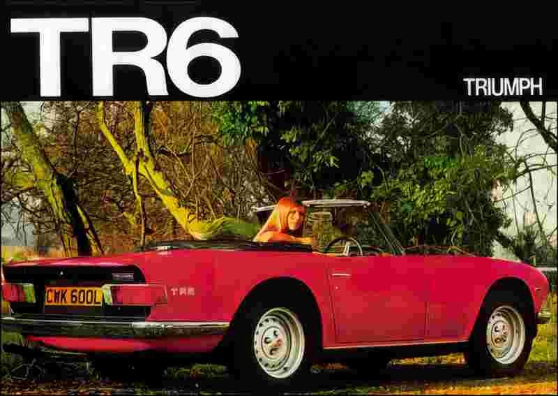 triumph 1972 tr6 3 x A4 Photo Print