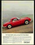 triumph spitfire car 1960s 2 Advert A4 Photo Print