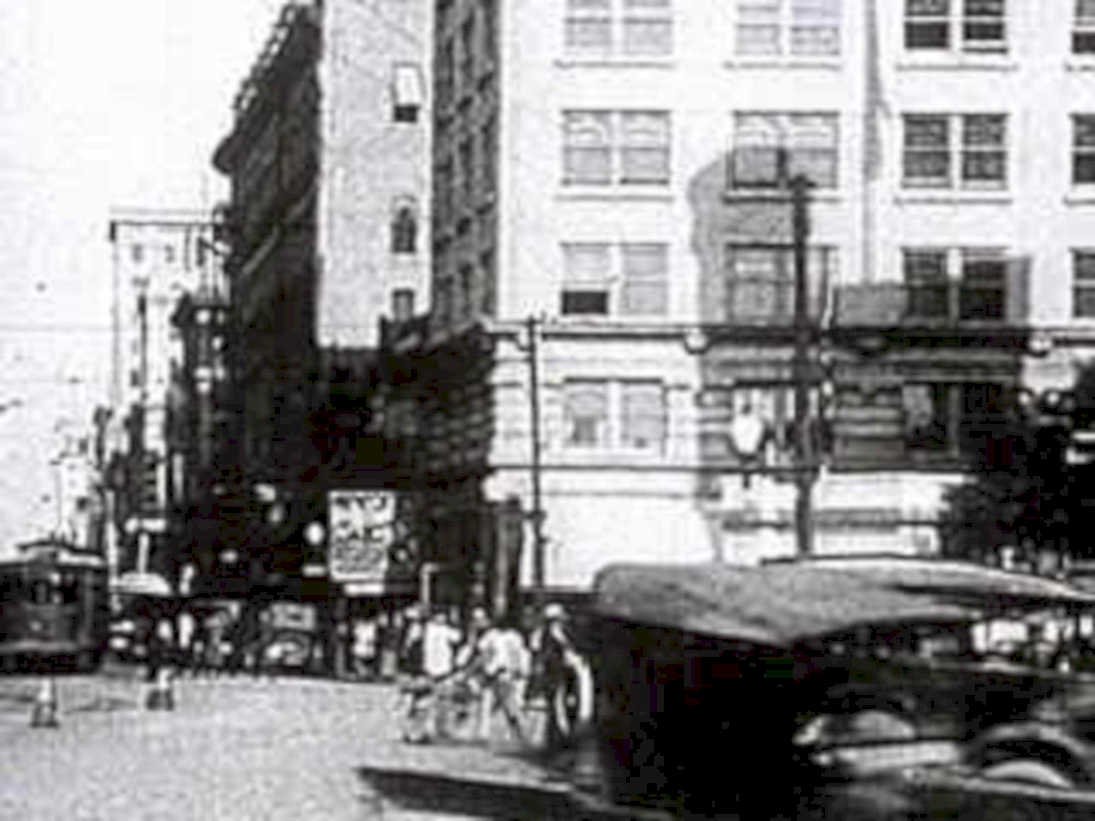 trolley intersection 1930s1980s 1990s A4 Photo Print