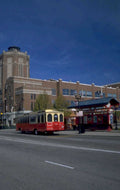 trolley main street 1980s 1990s A4 Photo Print