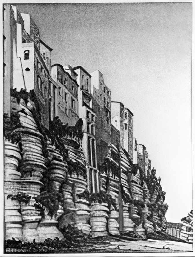 tropea calabria mc escher 1931 A4 Photo Print