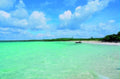 tropical beach scene 11980s 1990s A4 Photo Print