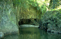tropical cave entrance Vintage A4 Photo Print