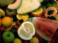 tropical fruit platter 1 A4 Photo Print