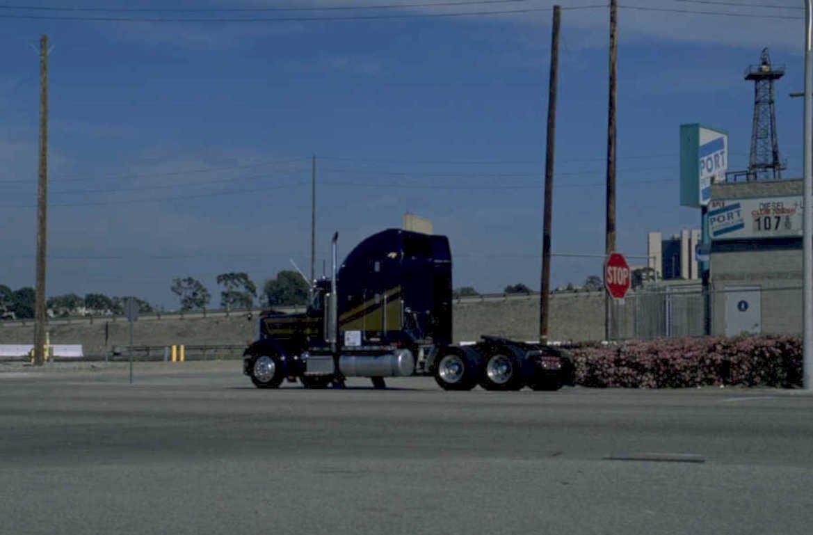 truck stop highway 1980s 1990s A4 Photo Print