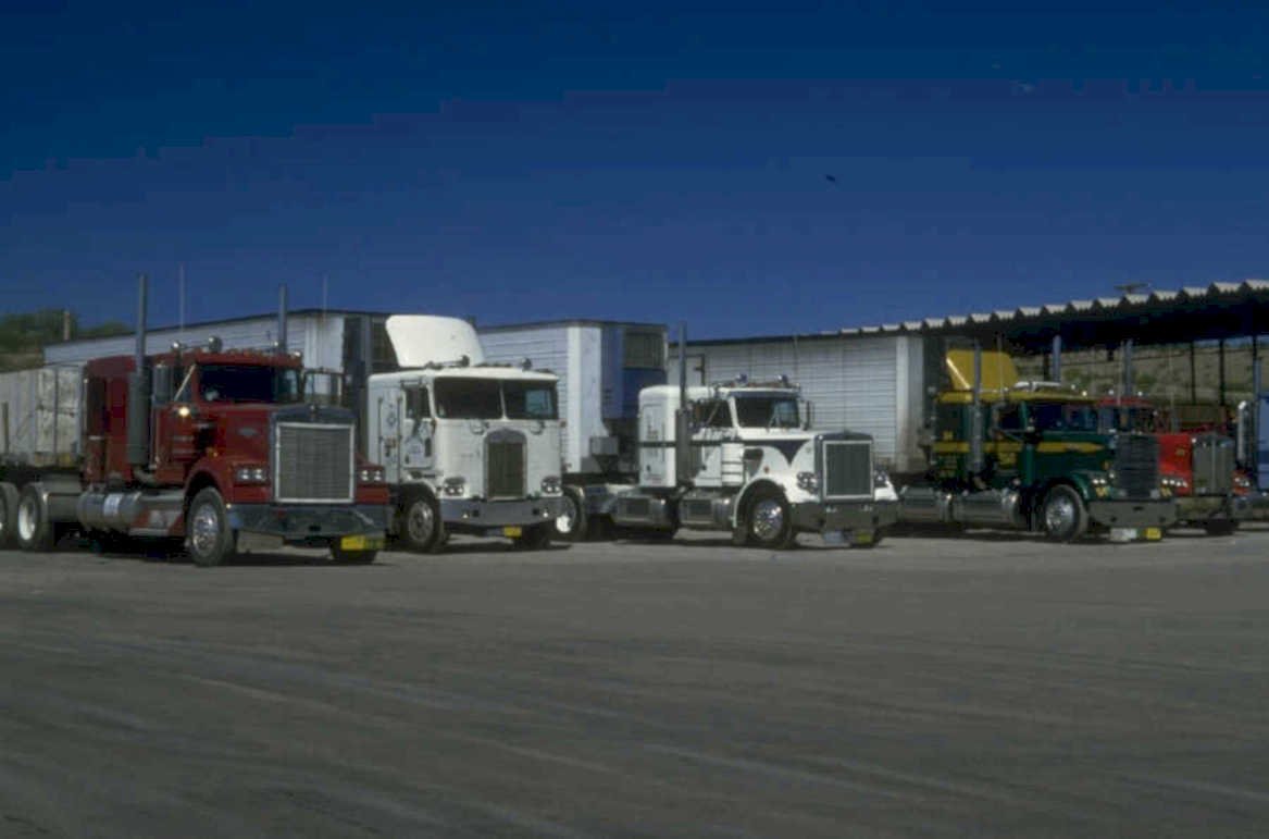 truck stop tractor 1980s 1990s A4 Photo Print