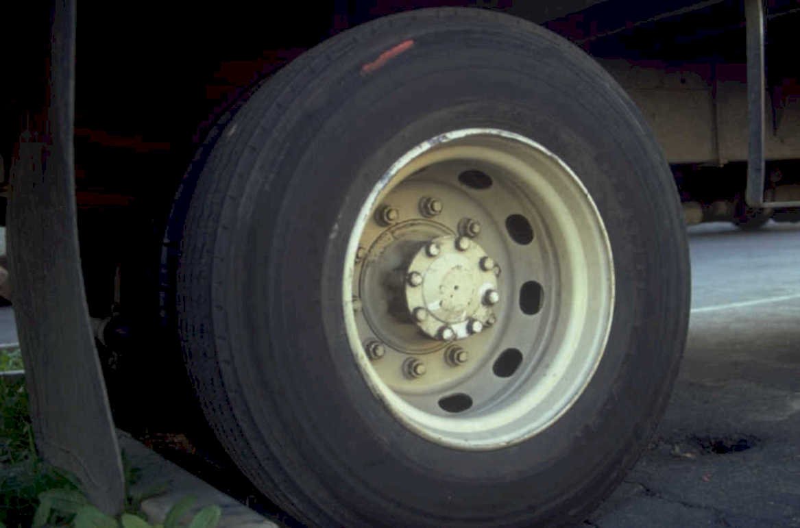 truck wheel detail 1980s 1990s A4 Photo Print
