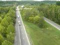 trucks highway woods1980s 1990s A4 Photo Print