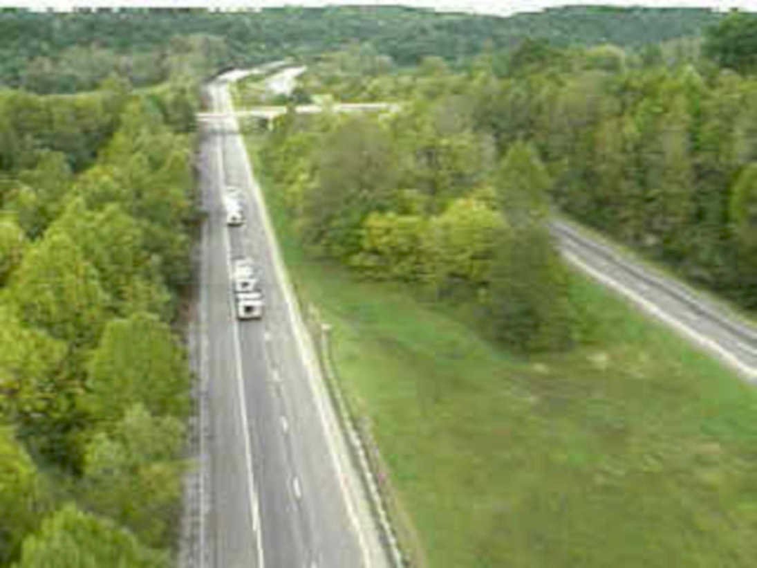 trucks highway woods1980s 1990s A4 Photo Print
