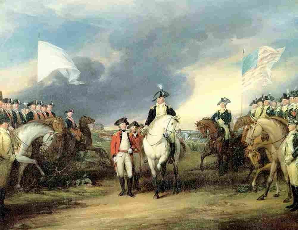 trum Surrender of Cornwallis at Yorktown Art A4 Photo Print