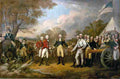 trum Surrender of General Burgoyne Art A4 Photo Print