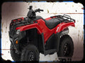 trx420fa6 Honda A4 Photo Print Motorbike Vintage Aged