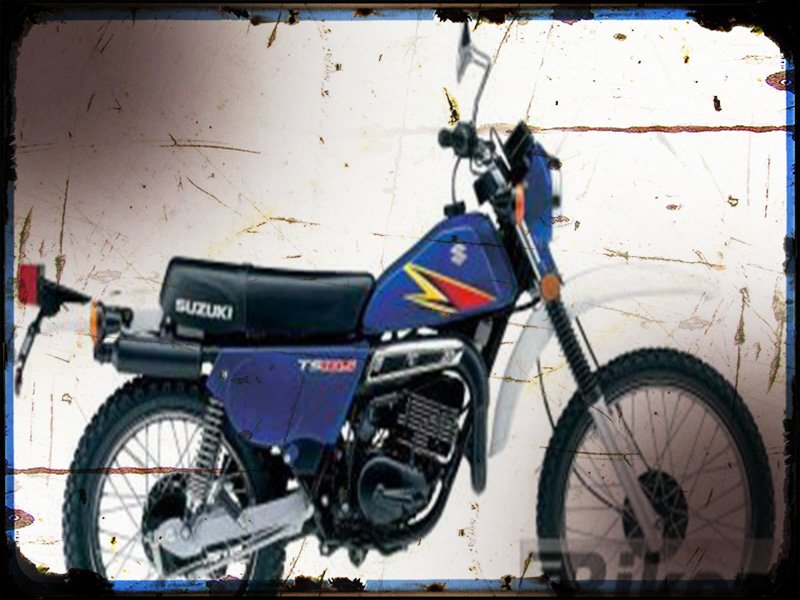 ts185er A4 Photo Print Motorbike Vintage Aged