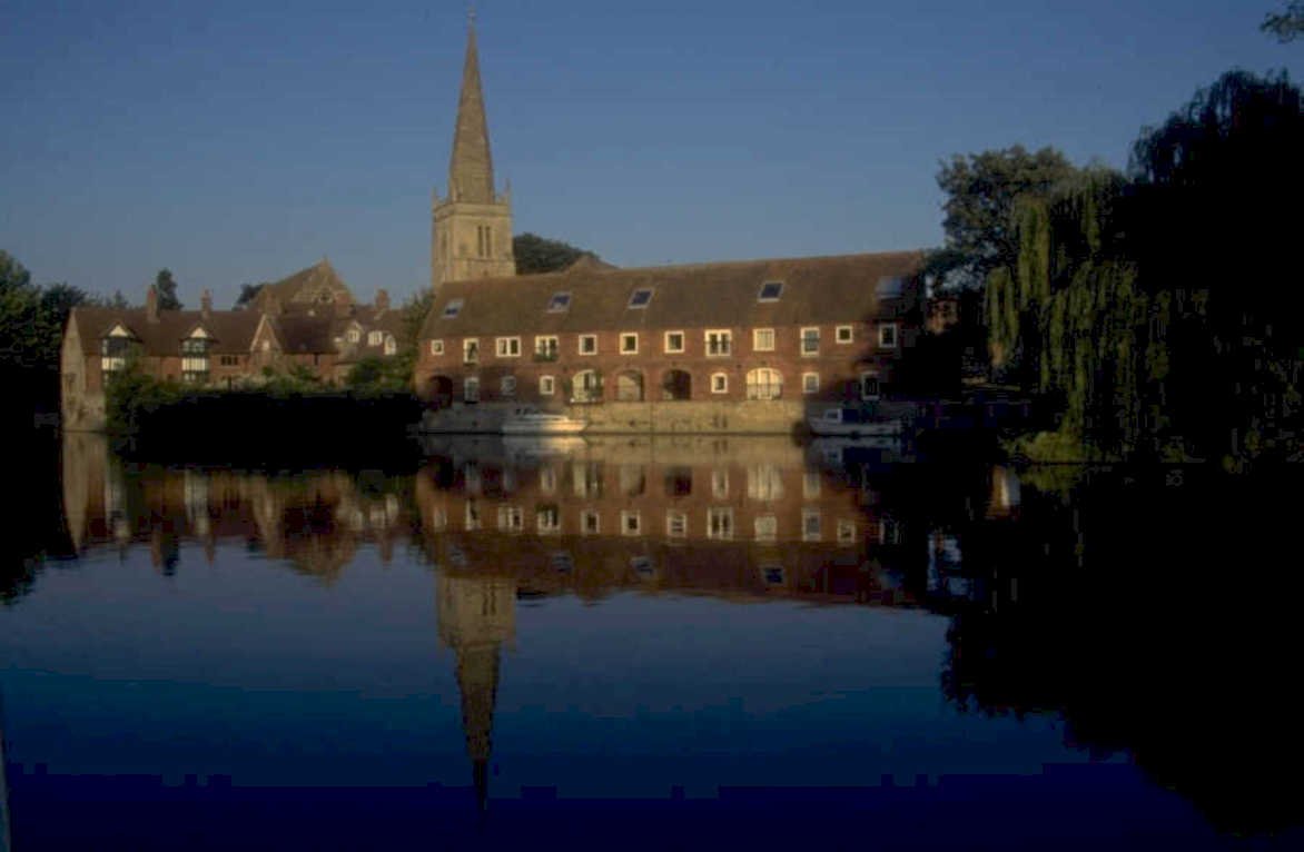 tudor reflection wye 1980s 1990s A4 Photo Print