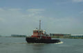 tugboat secar river Vintage A4 Photo Print