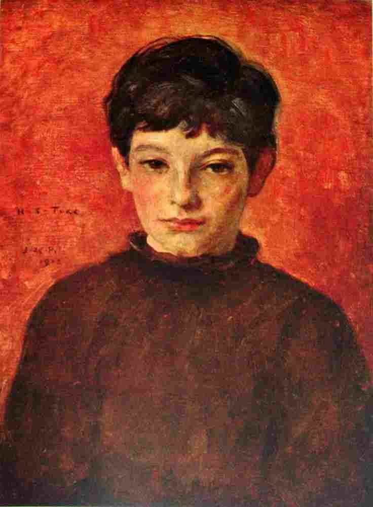 tuke Portrait of a Boy Art A4 Photo Print