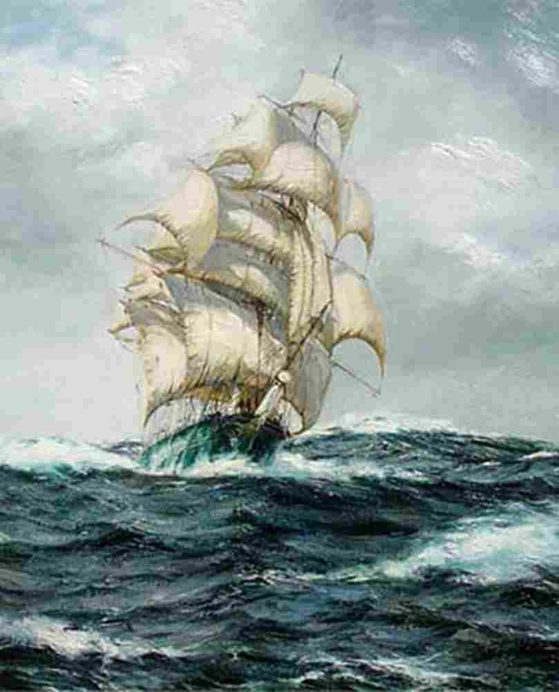 tuke Square Rigger Art A4 Photo Print