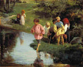 tuke The Fisherman Art A4 Photo Print
